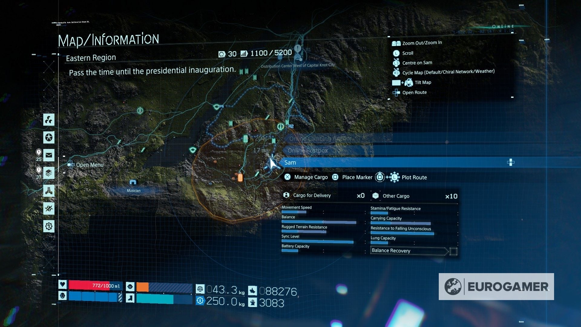 Death Stranding Memory Chip locations What 'glowing' objects mean and